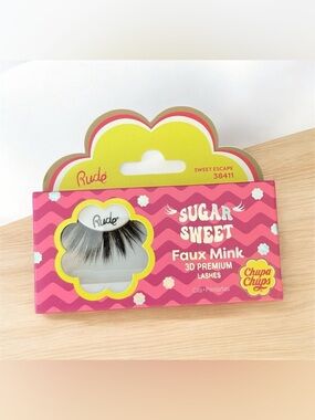 NEW RUDE Chupa Chups Sugar Sweet Faux Mink 3D Premium Lashes #38411 Sweet Escape